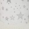 19.7" Round Canvas Large Clothes Basket Laundry Hamper with Handles,Waterproof Cotton Storage Organizer Perfect for Kids Boys Girls Toys Room, Bedroom, Nursery,Home,Gift Basket(Grey Star) - Image 8