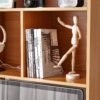 Yak about It® Extra Depth Cube Dorm Desk Bookshelf - Beech - Image 5