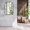 Americanflat 20x30 Framed Black Arched Mirror - Arched Wall Mirror for Bedroom, Entryway Hall, Living Room, and Black Mirror for Bathroom - Curved Arch Mirror for Room Décor - Image 4