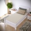 Twin Mattress Topper-Egg Crate Ventilated Foam Size, Beige - Image 2