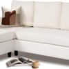 Babion 79" Convertible Sectional Sofa Couch, Linen Fabric L-Shaped Couch 3-Seat Sofa with Removable Ottoman for Living Room, Apartment and Compact Spaces, Beige - Image 2