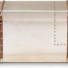 Baxton Studio Bechet Storage Trunk, Silver (154-9188-HiT) - Image 6