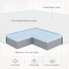 Sweetnight 4 Inch Twin Mattress Topper, High Density Memory Foam Mattress Topper for Enhanced Support & Pressure Relief, Medium Firm Mattress Topper with Non-Slip Design - Image 6
