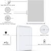 WEILY Portable Travel Mirror Makeup Mirror with 72 LED Lights, Touch Screen Three Colors Dimmable,Ultra Thin, 2000 mAh USB Rechargeable Foldable Cosmetic Mirror(White) - Image 8