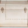 Baxton Studio Bechet Storage Trunk, Silver (154-9188-HiT) - Image 4