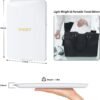 WEILY Portable Travel Mirror Makeup Mirror with 72 LED Lights, Touch Screen Three Colors Dimmable,Ultra Thin, 2000 mAh USB Rechargeable Foldable Cosmetic Mirror(White) - Image 6