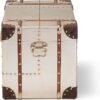 Baxton Studio Bechet Storage Trunk, Silver (154-9188-HiT) - Image 5