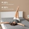 BedStory Firm Mattress Topper King - 4 Inch Memory Foam Mattress Topper - High Density Foam Bed Toppers for Back Pain Relief - Image 3