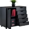 Winsome cabinets Wood Halifax Storage/Organization, Black - Image 10