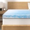 BedStory 4 Inch Memory Foam Mattress Topper Twin Size, Gel Infused Swirl Memory Foam Bed Topper for Back Pain Relief, Cooling Mattress Pad Ergonomic Design Skin-Friendly, CertiPUR-US Certified - Image 2