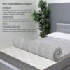 2 Inch Twin XL Memory Foam Mattress Topper, Charcoal Infused Mattresses Pad for College Dorm, Soft Extra Long Twin Bed Toppers, CertiPUR-US Certified - Image 6