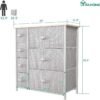 YITAHOME Dresser with 7 Drawers - Fabric Storage Tower, Organizer Unit for Living Room, Hallway - Sturdy Steel Frame, Wooden Top & Easy Pull Fabric Bins - Image 4