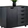 Winsome cabinets Wood Halifax Storage/Organization, Black - Image 5