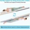 3 Inch Firm Twin XL Mattress Topper for College Dorm, Re:flip Memory Foam Bed Topper with Soft & Firm Options for Pain Relief, Mattress Topper with 2-Sided Cover, CertiPUR Certified, Dorm Bed - Image 3
