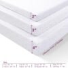 3 Inch Twin XL Mattress Topper Cover, Lavender Infused Bamboo Zippered Cover for Mattress Topper, Twin Extra Long Adjustable Straps, Removable and Washable - Image 7