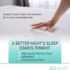 1.5-inch Mattress Topper - Twin XL Size Memory Foam Mattress Topper - Balanced Support Mattress Topper for Back Discomfort 80 x 38 x 1.5 inches - Image 5