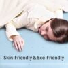 BLKMTY Mattress Topper Twin Mattress 3 Inch Bed Topper Ventilated Memory Foam Mattress Topper Cooling Gel Infusion Cooling& Breathable Soft Mattress in a Box, Blue - Image 7
