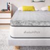 2 Inch Twin XL Memory Foam Mattress Topper, Charcoal Infused Mattresses Pad for College Dorm, Soft Extra Long Twin Bed Toppers, CertiPUR-US Certified - Image 2