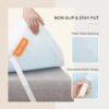 Sweetnight 4 Inch Twin Mattress Topper, High Density Memory Foam Mattress Topper for Enhanced Support & Pressure Relief, Medium Firm Mattress Topper with Non-Slip Design - Image 5