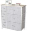 YITAHOME Dresser with 7 Drawers - Fabric Storage Tower, Organizer Unit for Living Room, Hallway - Sturdy Steel Frame, Wooden Top & Easy Pull Fabric Bins - Image 5