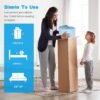 BLKMTY Mattress Topper Twin Mattress 3 Inch Bed Topper Ventilated Memory Foam Mattress Topper Cooling Gel Infusion Cooling& Breathable Soft Mattress in a Box, Blue - Image 8