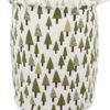 19.7" Large Laundry Hamper Bucket Waterproof Coating Cotton Laundry Basket Collapsible Washing Basket Canvas Storage Basket Bin Home Nursery Toy Organizer (Tree) - Image 2