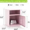 20" Pink Small Night Stand - Image 3