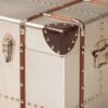 Baxton Studio Bechet Storage Trunk, Silver (154-9188-HiT) - Image 7