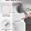 3 Inch Gel Memory Foam Mattress Topper Twin, Medium Firm Foam Mattress Topper, Plush Foam Bed Topper for Pressure Relief, Removable Cover, CertiPUR-US Certified - Image 7
