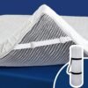 3 Inch Gel Memory Foam Mattress Topper Queen Size High Density Bamboo Rayon,Cooling Breathable Bed Topper for Pressure Relief,Removable & Washable Cover Non-Slip CertiPUR-US - Image 2