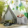 Sorbus Tree Stump Stool, Storage Ottoman 15 Inch Fake Tree Stumps Log Stool Storage, Artificial Tree Trunk, Perfect Footstool Kids Toy Chest, Rustic Log Cabin Decor Bench, Pedestal - Light Gray - Image 9