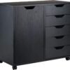 Winsome cabinets Wood Halifax Storage/Organization, Black - Image 2