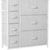 YITAHOME Dresser with 7 Drawers - Fabric Storage Tower, Organizer Unit for Living Room, Hallway - Sturdy Steel Frame, Wooden Top & Easy Pull Fabric Bins - Image 2