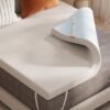 Sweetnight 4 Inch Gel Memory Foam Mattress Topper Twin - Dual-Layer Foam with Washable Cover, Cooling Comfort, and Non-Slip Design for a Restful Sleep - Image 2