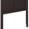 Twin Panel Headboard in Espresso - Image 2