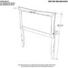 Twin Panel Headboard in Walnut - Image 5