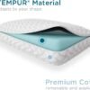 TEMPUR-Adapt + Cooling 3-Inch Twin XL Mattress Topper + Cloud Pillow Set - Image 8