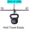YYST TYPE-C Magnetic Towel Bar Holder Rack Hanger for Refrigerator, Kitchen Sink,Oven -Hold Curtain,Towel,Bath Towel,Flag-16 to 38" (2) - Image 4