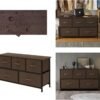 AZL1 Life Concept Extra Wide Dresser Storage Tower with Sturdy Steel Frame, 5 Drawers of Easy-Pull Fabric Bins, Organizer Unit for Bedroom, Hallway, Entryway, Coffee - Image 7