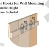 Barn Walls Foxy Brown Headboard, Country Design, Solid Wood Headboard, Floating Panels, Wall Mount, Adjustable Height, Easy Assembly, Twin Size - Image 7