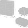 AZL1 Life Concept 10, Wide Fabric Storage and Organization, Bedroom Dresser, Chest of Drawers for Living Room, Matte Black - Image 7