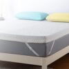 Twin Mattress Topper, 4-Inch Memory Foam Mattress Topper with Bamboo Cover, Dual Layer Bed Topper for Single Bed, Day Bed - Image 2