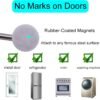 YYST TYPE-C Magnetic Towel Bar Holder Rack Hanger for Refrigerator, Kitchen Sink,Oven -Hold Curtain,Towel,Bath Towel,Flag-16 to 38" (2) - Image 5