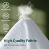 4 Inch Extra Firm Mattress Topper Twin XL with White Cover - Image 5