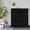 AZL1 Life Concept 10, Wide Fabric Storage and Organization, Bedroom Dresser, Chest of Drawers for Living Room, Matte Black - Image 3