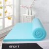 2inch Memory Foam Mattress Pad Twin XL, Cooling Gel-Infused Extra Long Single Bed Topper - Image 2
