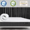 3 Inch Gel Memory Foam Mattress Topper Twin XL Size High Density Cooling Pad Pressure Relief Bed Topper (with Removable & Washable Bamboo Cover) - Image 3