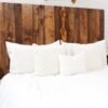 Barn Walls Foxy Brown Headboard, Country Design, Solid Wood Headboard, Floating Panels, Wall Mount, Adjustable Height, Easy Assembly, Twin Size - Image 4