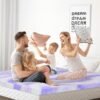 BedsPick 3 Inch Memory Foam Mattress Topper Twin XL, Gel Infused Swirl Soft Foam, College Dorm Extra Long XL Mattress Toppers Single Bed Toppers - Image 9