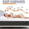 3 Inch Gel Memory Foam Mattress Topper Twin XL Size High Density Cooling Pad Pressure Relief Bed Topper (with Removable & Washable Bamboo Cover) - Image 6